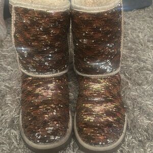 Sequin Brown Women's Boots